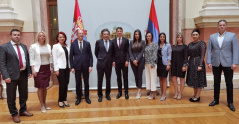 14 July 2021 The Parliamentary Friendship Group with Spain and the Spanish Ambassador to Serbia 